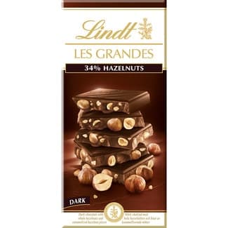 Chocolate negro con % de avellanas tableta 150 g - Lindt Les Grandes