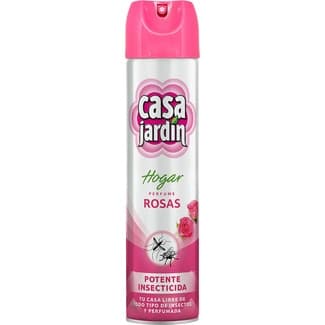 Insecticida hogar para moscas y mosquitos perfume rosas spray 600 ml - Casa Jardin
