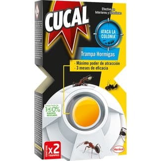 Trampa para hormigas gel con miel caja 2 unidades - Cucal