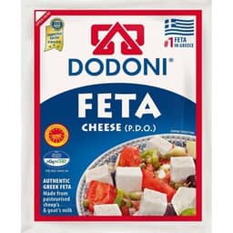 Queso griego feta mezcla elaborado con leche pasteurizada DOP envase 150 g - Dodoni