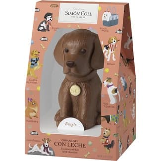 Perro de Pascua de chocolate con leche estuche 165 g - Simon Coll