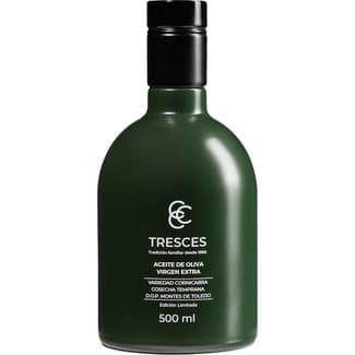 Aceite de oliva virgen extra variedad Cornicabra DOP Montes de Toledo botella 500 ml - Tresces