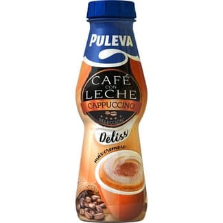 Bebida láctea de café Capuccino con leche sin gluten botella 220 ml - Puleva Seleccion