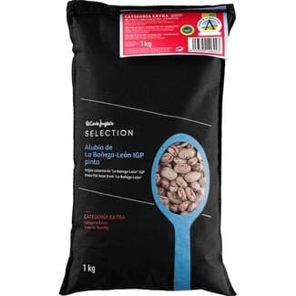 Alubia pinta extra IGP de la Bañeza-León saco 1 kg - El Corte Ingles Selection