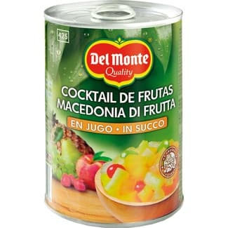 Cóctel de frutas en zumo lata 250 g neto escurrido - Del Monte