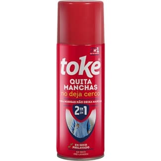 Quitamanchas para ropa 2 en 1 en seco spray 200 ml - Toke