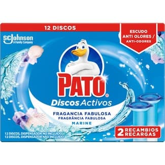 Discos WC discos activos Marine recambio 2 unidades 12 discos - Pato