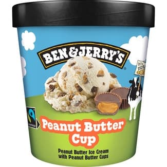 Helado de crema de cacahuete con tartaletas de cacao tarrina 465 ml - Ben & Jerry's