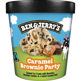 Helado de caramelo con trozos de brownie y cookies con un toque de sal tarrina 465 ml - Ben & Jerry's