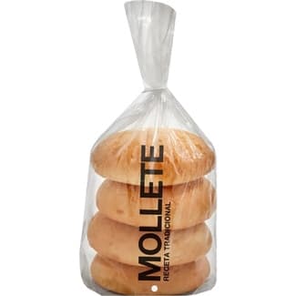 Pan mollete 4 unidades bolsa 360 g - Europastry