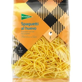 Pasta fresca spaguetti al huevo 2 raciones envase 250 g - El Corte Ingles