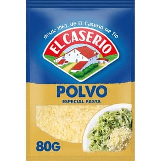 Queso en polvo especial para pasta bolsa 80 g - El Caserio