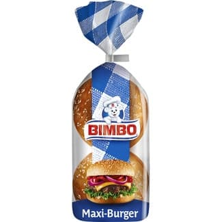 Maxi Burger pan de hamburguesas 4 unidades bolsa 300 g - Bimbo