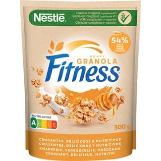 Cereales de desayuno granola de avena y trigo integral y miel bolsa 300 g - Nestle Fitness