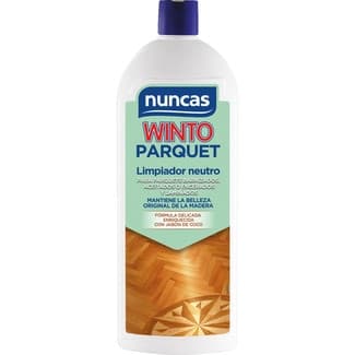 Limpiador neutro Winto Parquet botella 1 l para parquets barnizados, aceitados o encerados y laminados - Nuncas
