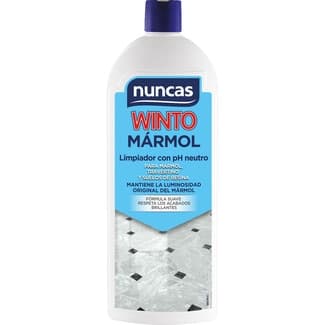 Winto Mármol limpiador con ph neutro botella 1 l para mármol, travertino y suelos de resina - Nuncas