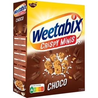 Crispi Minis cereales de desayuno con chocolate paquete 500 g - Weetabix