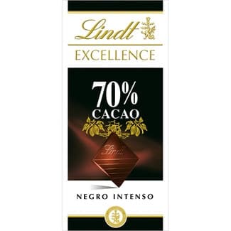 Chocolate negro 70% cacao tableta 100 g - Lindt Excellence