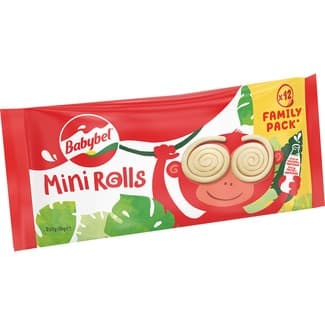 Quesos minirolls snack pack familiar 12 porciones envase 204 g - Mini Babybel
