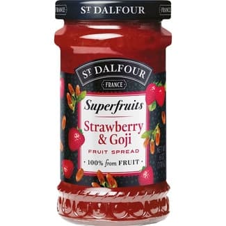 Superfruits mermelada de fresa y goji frasco 170 g - St. Dalfour