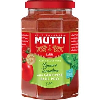 Salsa de tomate con albahaca frasco 400 g - Mutti