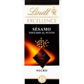 Chocolate negro con sésamo tostado al punto tableta 100 g - Lindt Excellence