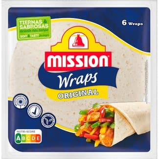 Wraps original 6 unidades envase 370 g - Mission