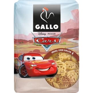 Pasta Cars Disney ideal con salsa bolsa 300 g - Gallo