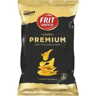 Patatas fritas con aceite de girasol Sin Gluten bolsa 160 g - Frit Ravich Premiun
