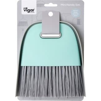 Set de cepillo + recogedor de mano mini - Vigar