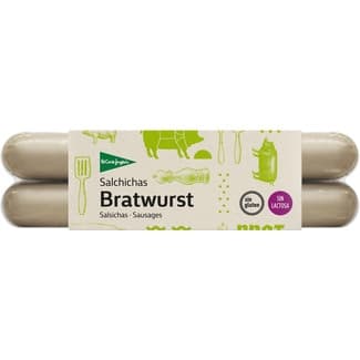 Salchichas Bratwurst cocidas de cerdo y pollo sin gluten sin lactosa pack 2 x 150 g envase 300 g - El Corte Ingles