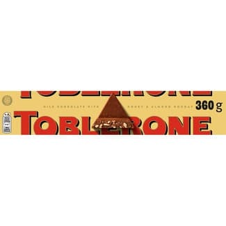 Chocolate suizo con leche estuche 360 g - Toblerone
