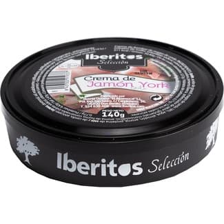 Crema de jamón de york envase 140 g - Iberitos
