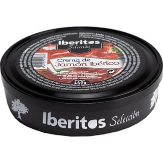 Crema de jamón ibérico envase 140 g - Iberitos