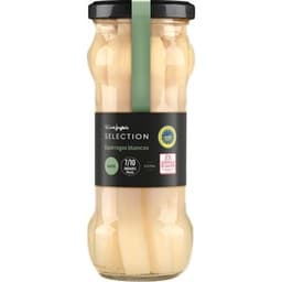 Espárragos blancos extra IGP de Navarra gruesos 7-10 piezas frasco 205 g neto escurrido - El Corte Ingles Selection