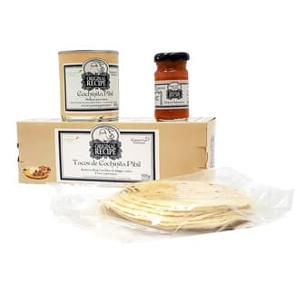 Original Recipe kit de tacos de cochinita incluye relleno tortillas de trigo y salsa envase 505 g - Gourmet Passion