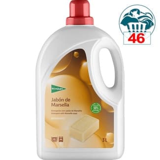 Detergente líquido con jabón de Marsella 3 l botella 46 dosis - El Corte Ingles