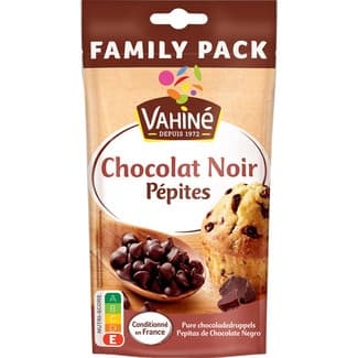 Pepitas de chocolate negro envase 200 g - Vahine
