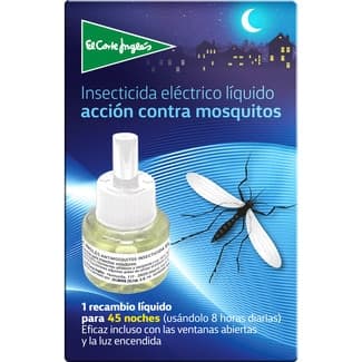 Insecticida volador eléctrico líquido antimosquitos recambio - El Corte Ingles