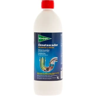 Desatascador de tuberías y sifones líquido botella 1 l - El Corte Ingles