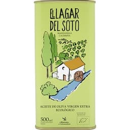 Aceite de oliva virgen extra ecológico 100% manzanilla cacereña lata 500 ml - El Lagar Del Soto