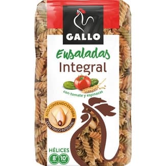 Hélices integrales con tomate y espinacas paquete 400 g - Gallo