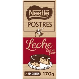 Chocolate con leche para repostería fácil de fundir sin gluten tableta 170 g - Nestle Postres