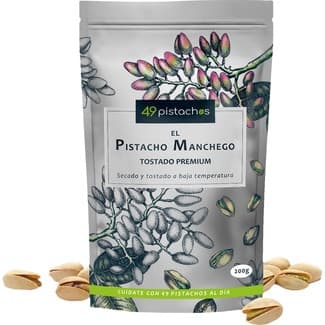 Pistacho manchego tostado envase 200 g - 49 Pistachos