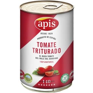 Tomate natural triturado lata 400 g - Apis