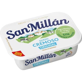 Queso cremoso original tarrina 150 g - San Millan