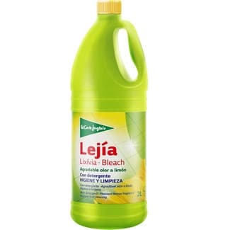 Lejía con detergente Higiene y Limpieza olor a limón botella 2 l - El Corte Ingles