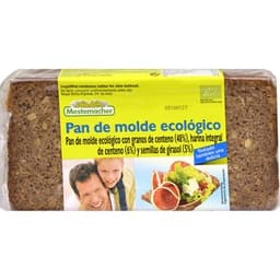 Pan ecológico integral con semillas de girasol paquete 500 g - Mestemacher