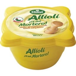 Salsa fresca alioli El del Mortero envase 180 ml sin gluten - Chovi