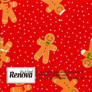 Servilleta decorativa Galleta Navidad 3 capas paquete 20 unidades - Renova